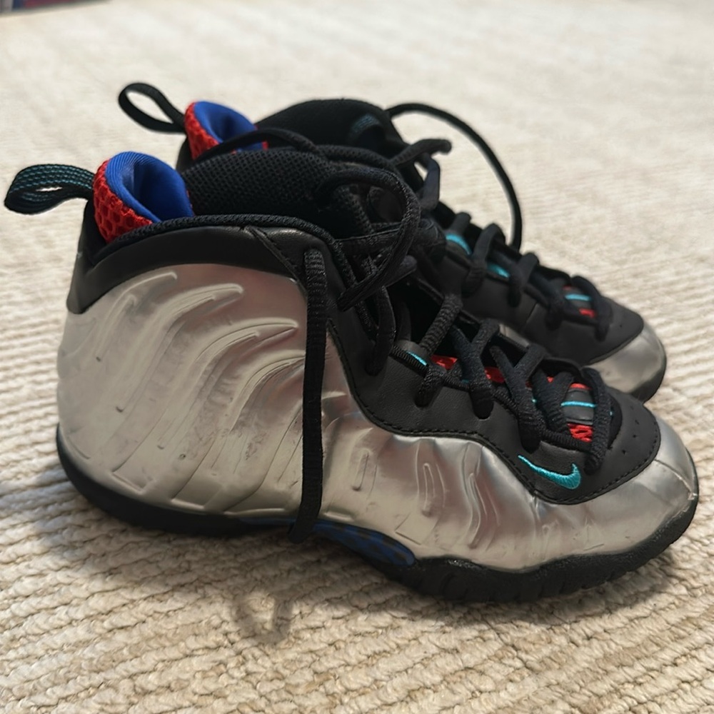 Silver Nike Foamposites - Size 12C